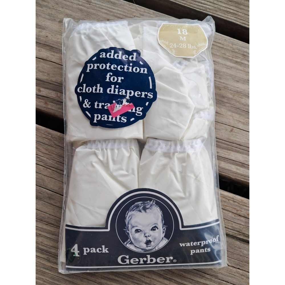 Gerber 4 Pack Waterproof Pants Size 18 Months Reusable M/A